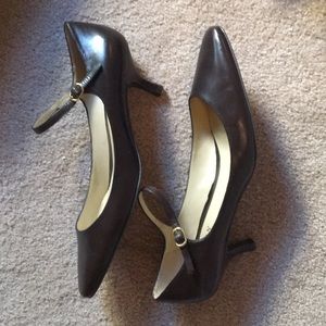 Brown Ralph Lauren Low Heels Size 8